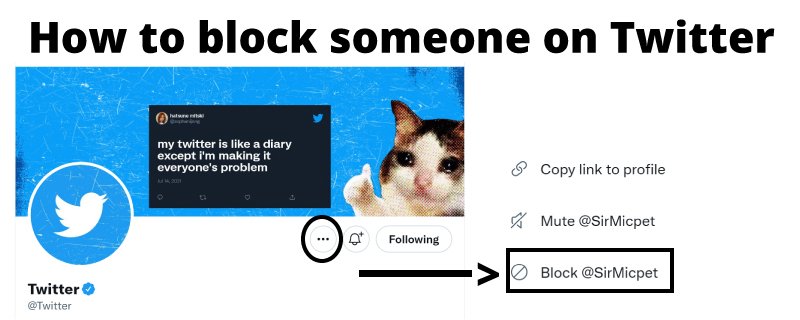 How to block an account on Twitter in 2022?