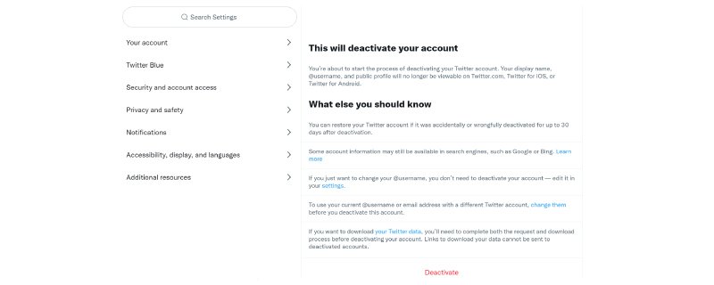 How to delete your Twitter account permanently in 2022?